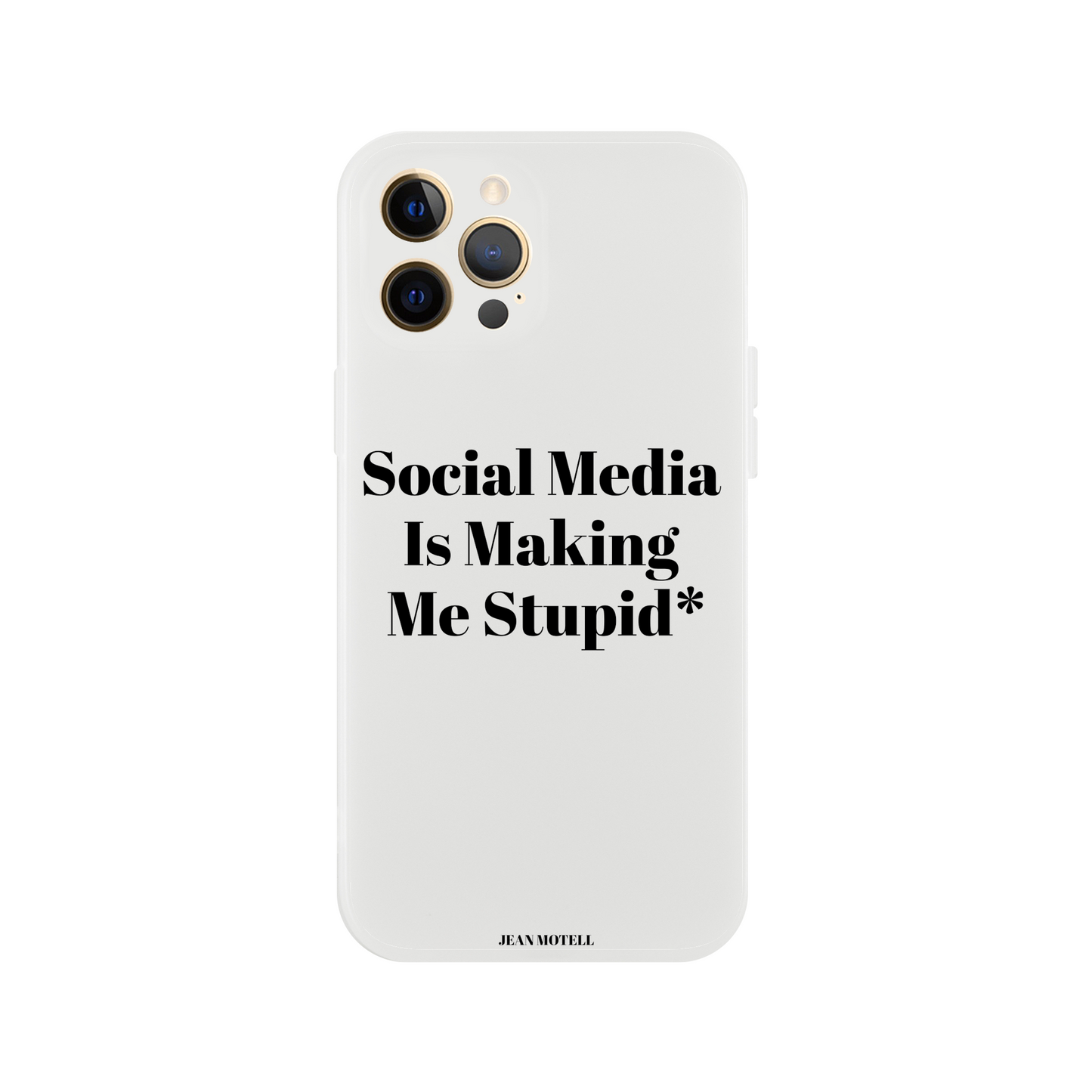 iPhone Flexi case Social Media Is Making Me Stupid