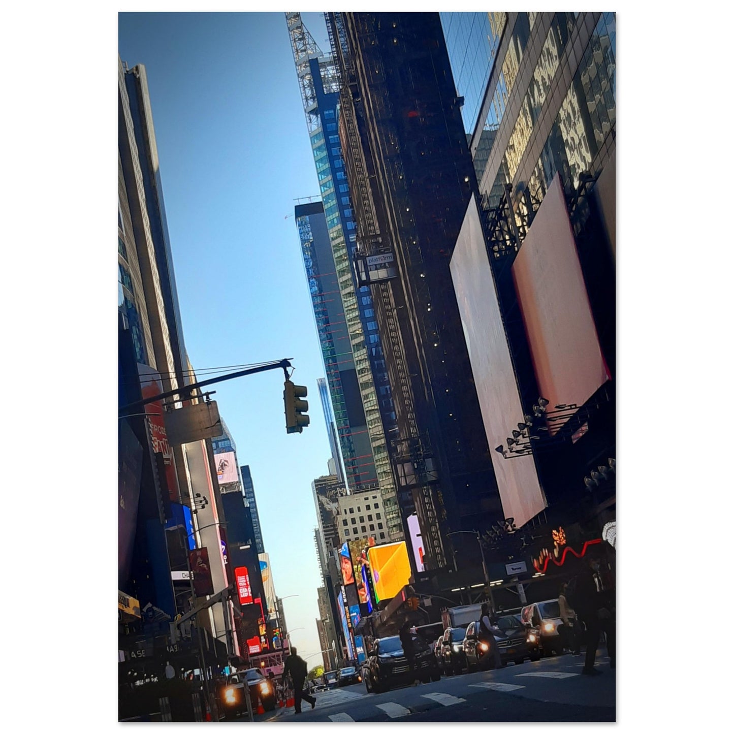 New York Times Square Aluminum Print