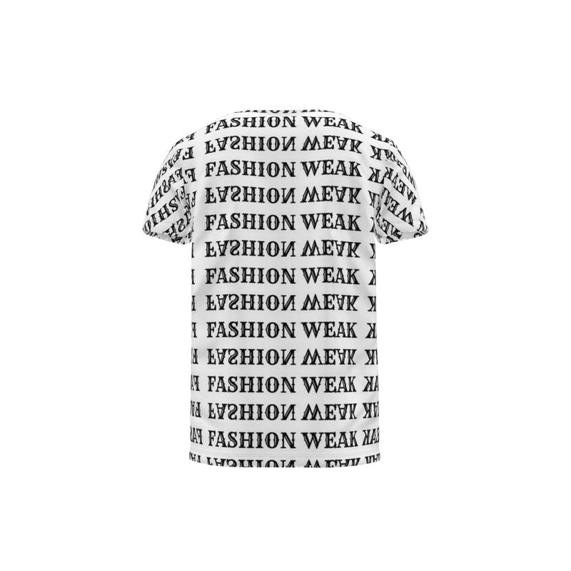 Cut And Sew All Over Print T-Shirt Fashion Weak - Limited Edition