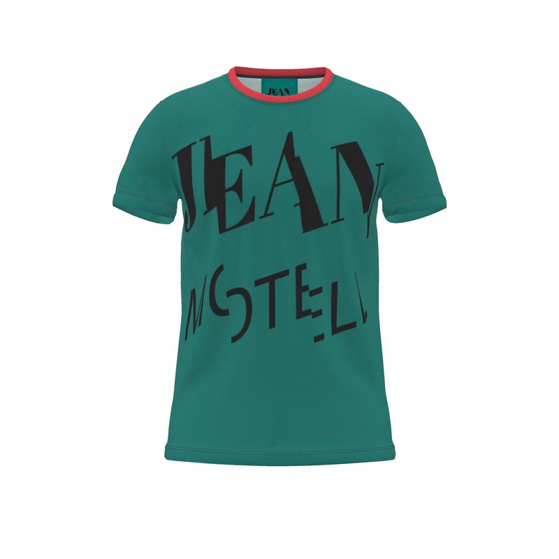 Jean Motell All-Over Print Logo New Collection T-Shirt