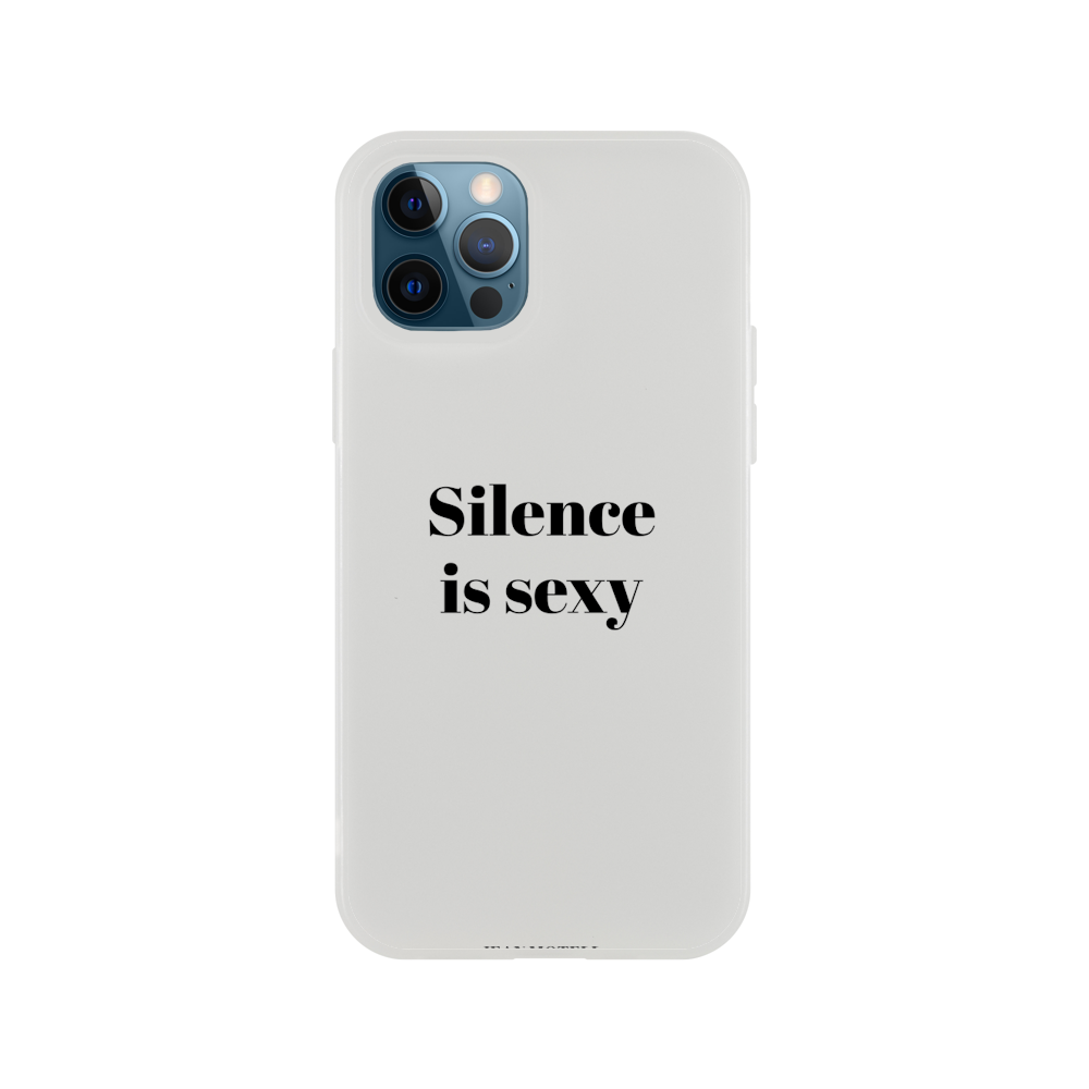 iPhone Flexi case Silence is sexy